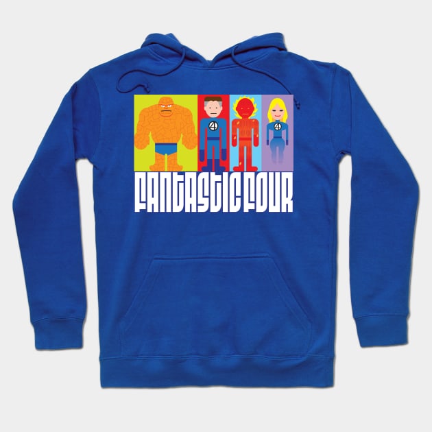 Fantastic Four Hoodie by Hart Comic Art